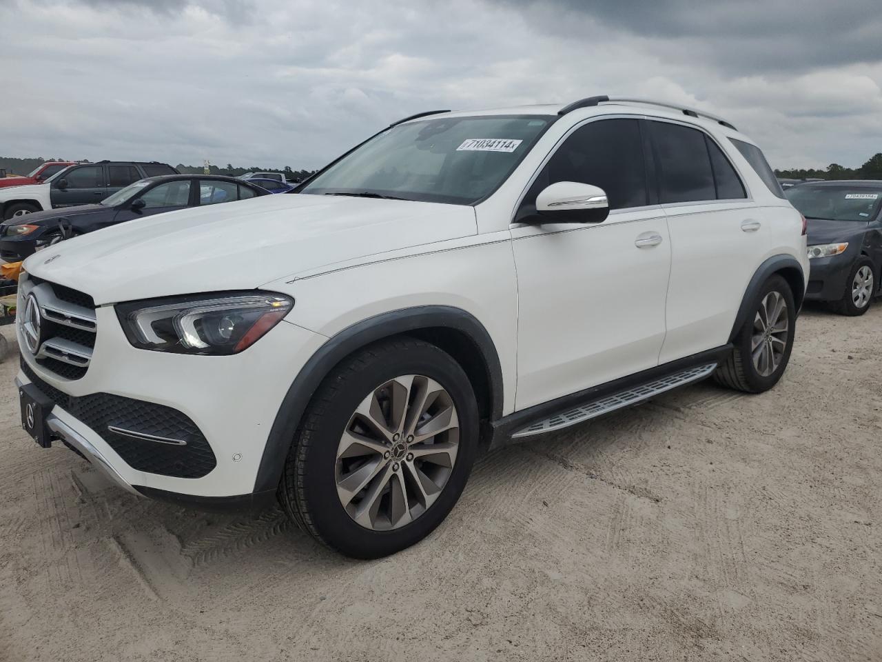 MERCEDES-BENZ GLE 350 4M 2021 white  gas 4JGFB4KB3MA377623 photo #1