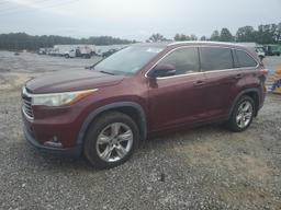 TOYOTA HIGHLANDER 2014 burgundy 4dr spor gas 5TDDKRFH3ES023726 photo #2