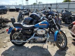 HARLEY-DAVIDSON XLH883 1987 blue road/str gas 1HD4CAM14HY114015 photo #2