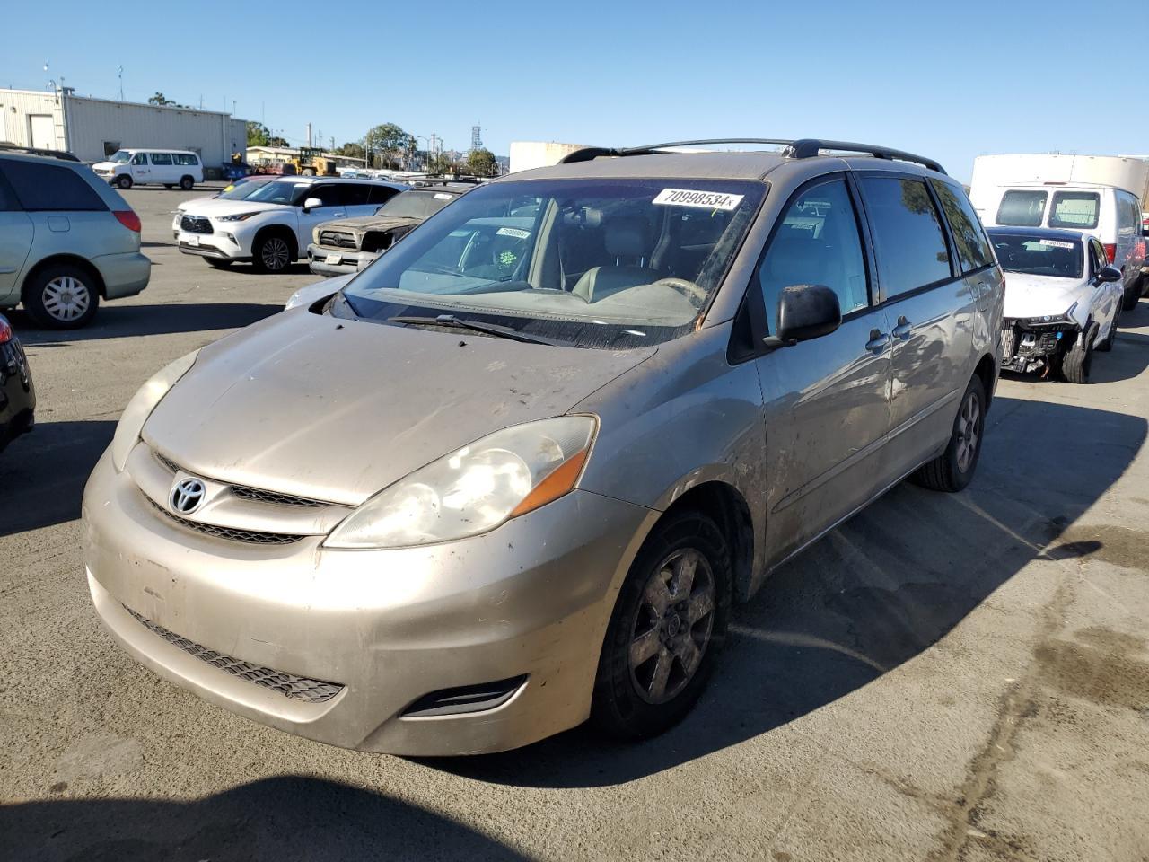 TOYOTA SIENNA CE 2006 beige  gas 5TDZA23C96S434252 photo #1