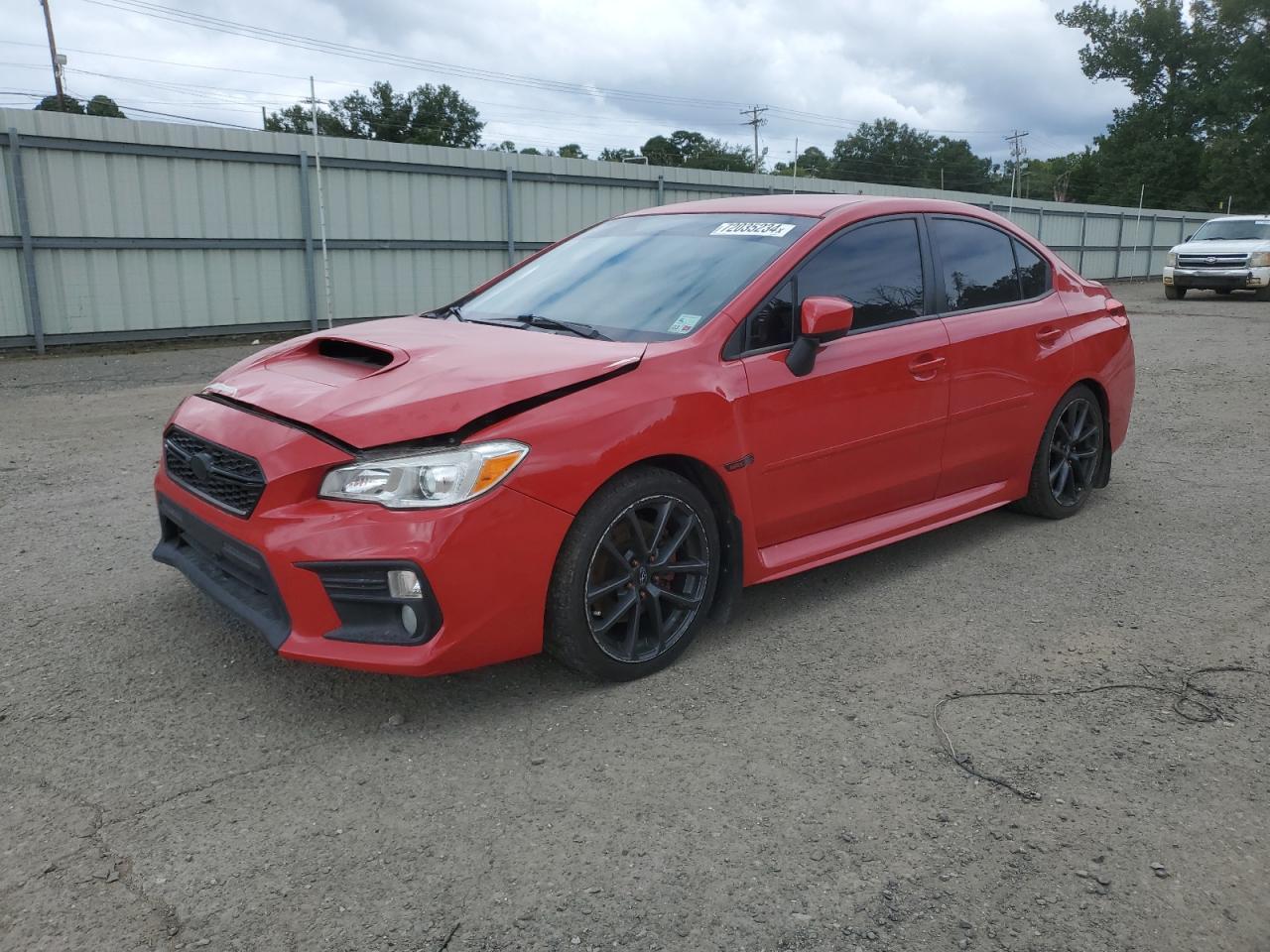 SUBARU WRX 2018 red  gas JF1VA1B64J9800118 photo #1