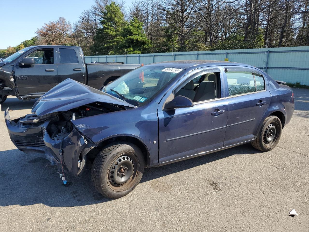 CHEVROLET COBALT LT 2008 blue  gas 1G1AL58F987267358 photo #1