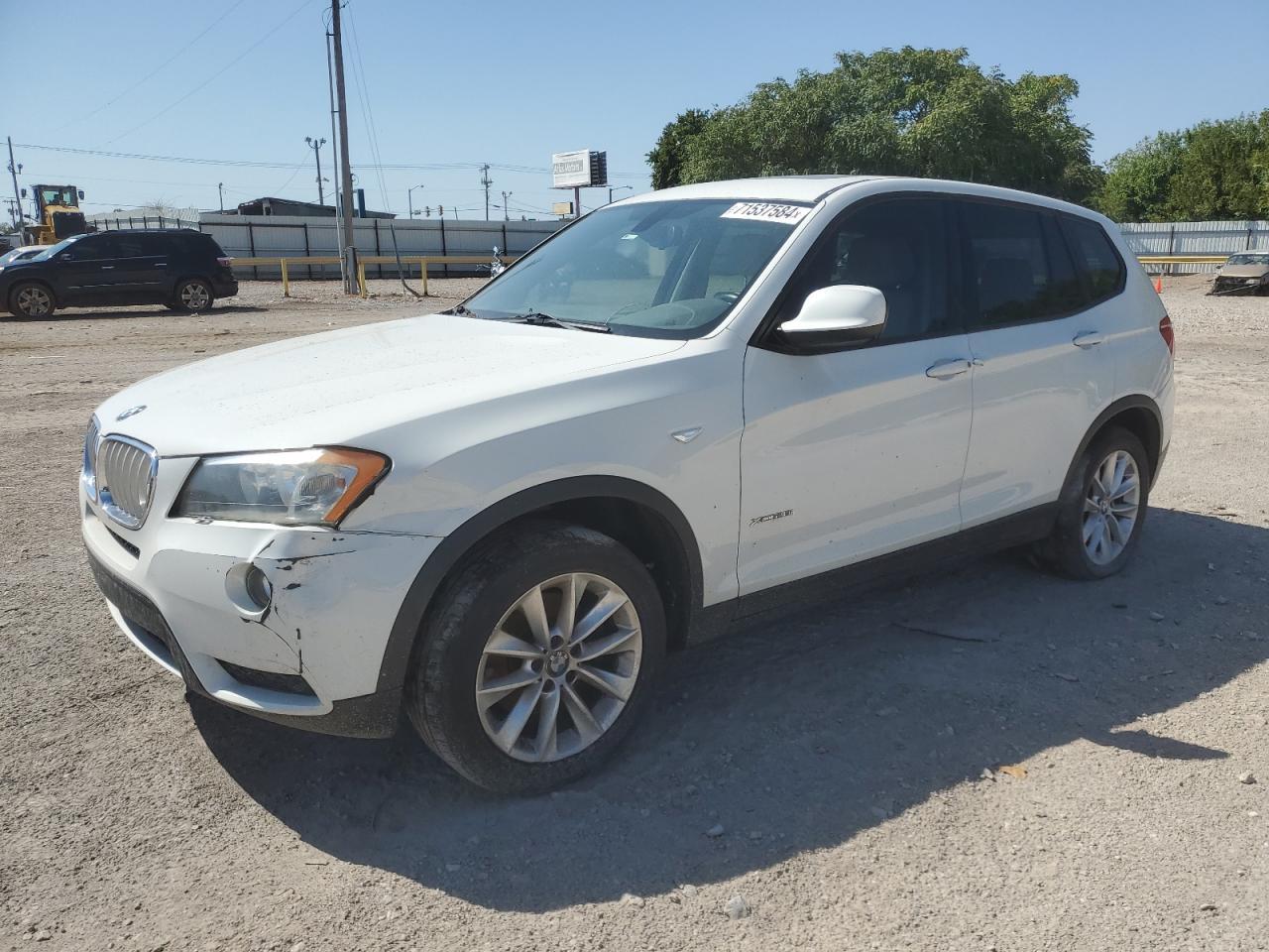 BMW X3 XDRIVE2 2014 white  gas 5UXWX9C56E0D19316 photo #1