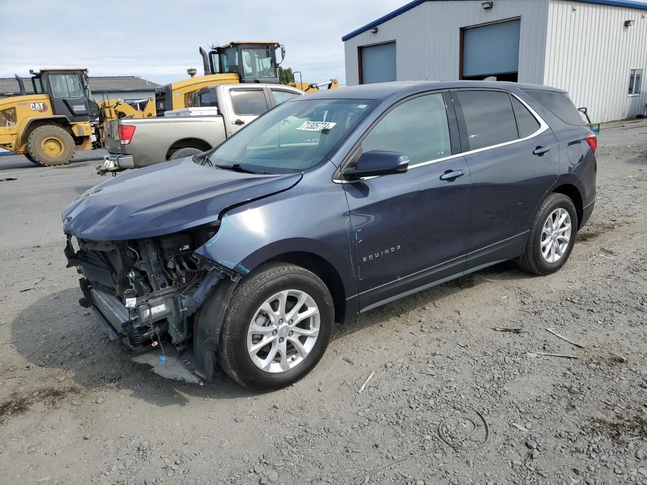 CHEVROLET EQUINOX LT 2019 blue  gas 3GNAXUEV6KL265269 photo #1