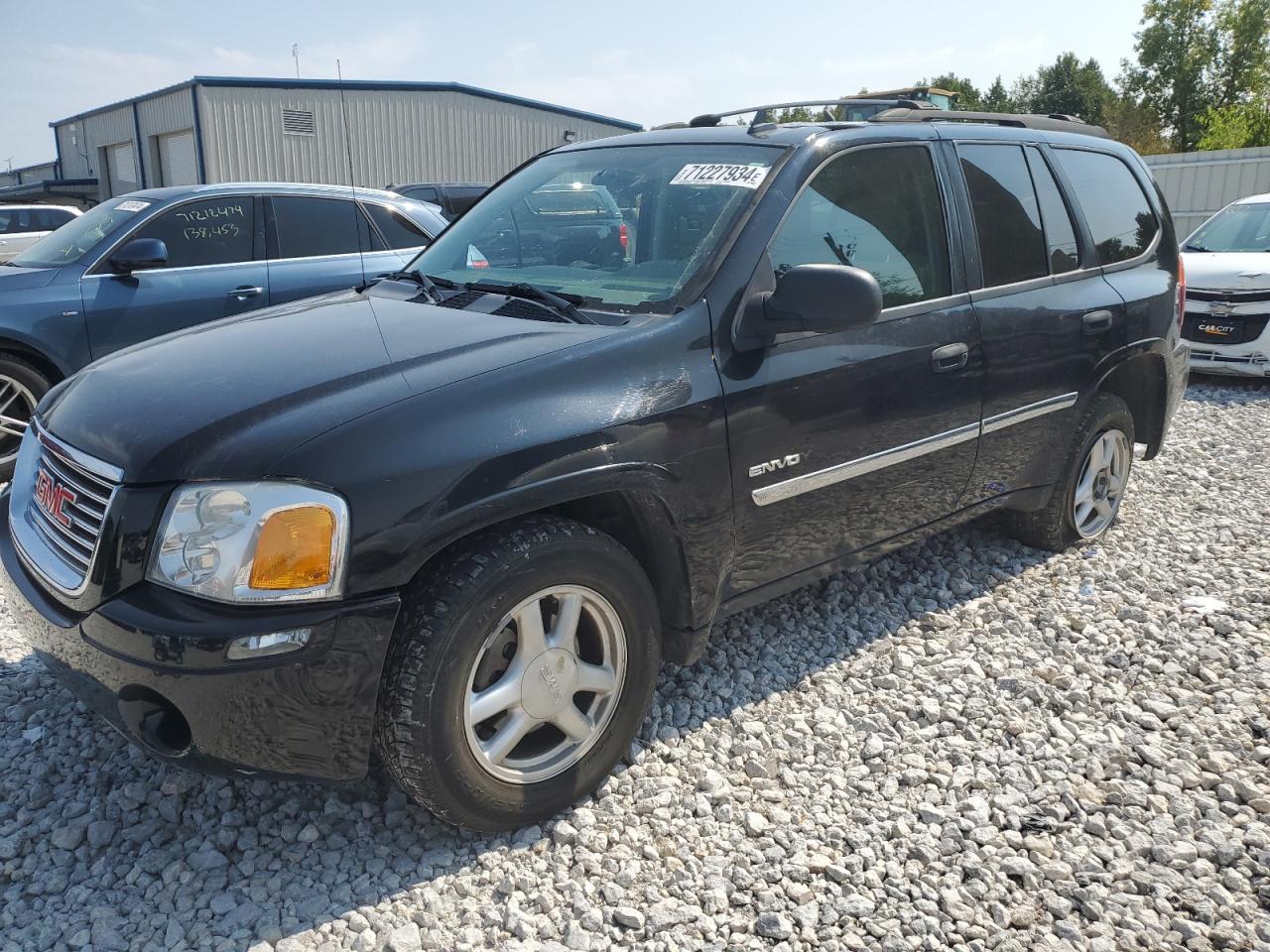 GMC ENVOY 2006 black  gas 1GKDT13S062186619 photo #1