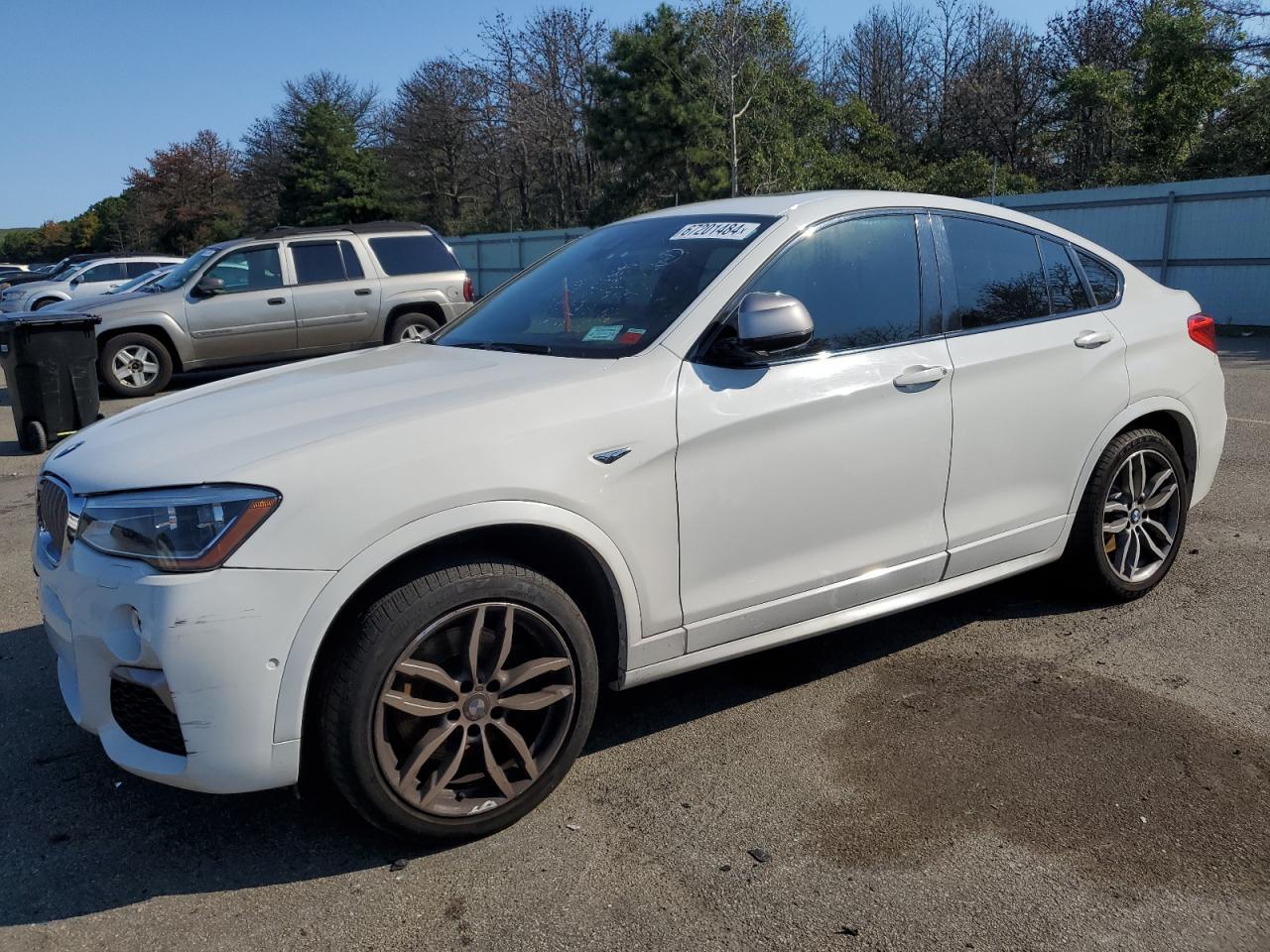 BMW X4 XDRIVEM 2017 white  gas 5UXXW7C36H0U26295 photo #1