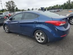 HYUNDAI ELANTRA SE 2015 blue sedan 4d gas 5NPDH4AE0FH647831 photo #3