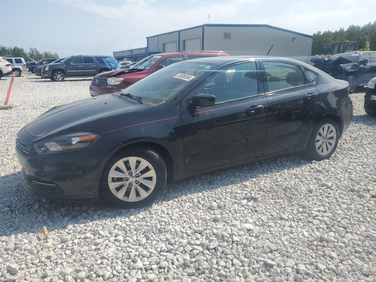 DODGE DART SXT 2014 black  gas 1C3CDFBB2ED907419 photo #1