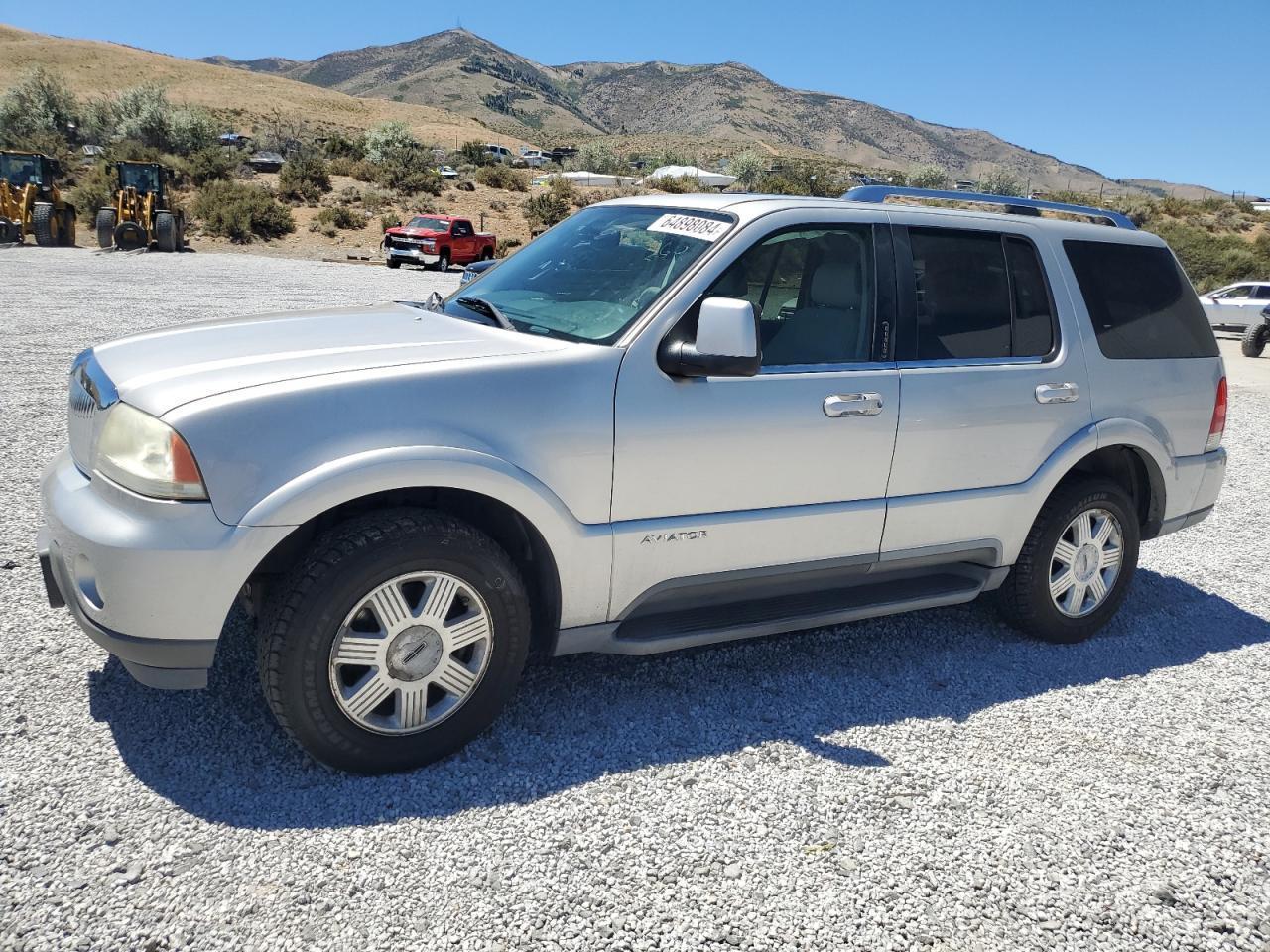 LINCOLN AVIATOR 2005 silver  gas 5LMEU88H25ZJ00342 photo #1