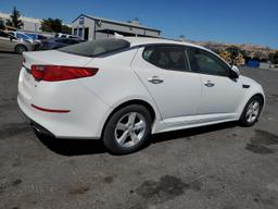 KIA OPTIMA LX 2014 white  gas KNAGM4A74E5479892 photo #4