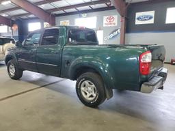 TOYOTA TUNDRA DOU 2004 green crew pic gas 5TBDT44104S439178 photo #3