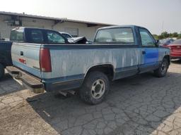 GMC SIERRA C15 1991 blue pickup gas 1GTEC14K7ME510806 photo #4