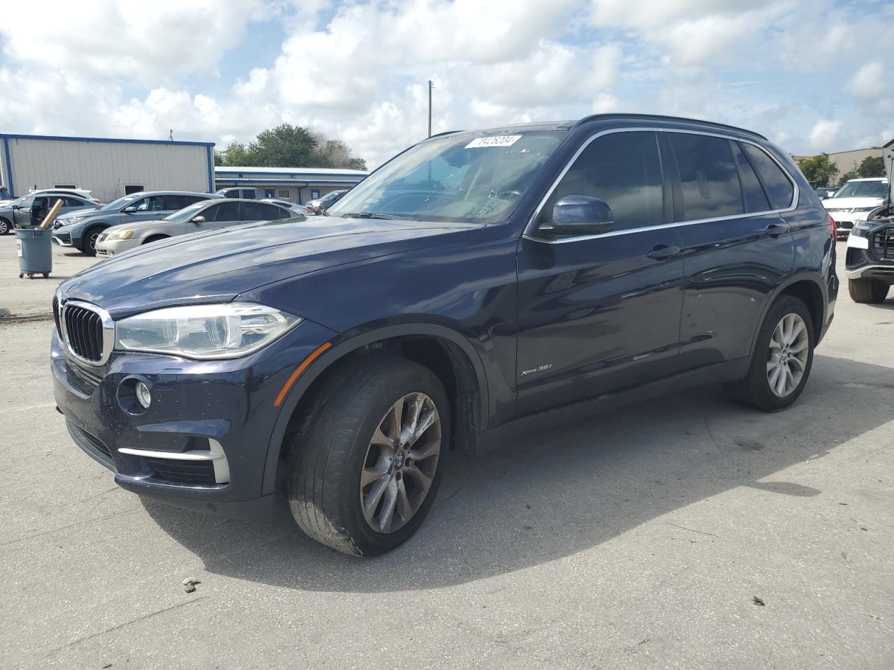 BMW X5 XDRIVE3 2016 blue 4dr spor gas 5UXKR0C58G0P33427 photo #1