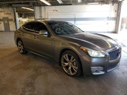 INFINITI Q70 3.7 2016 gray sedan 4d gas JN1BY1AR1GM270932 photo #2