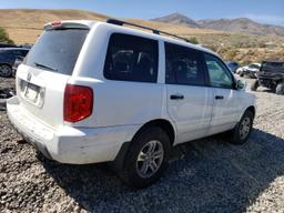 HONDA PILOT EXL 2005 white 4dr spor gas 2HKYF18585H506807 photo #4