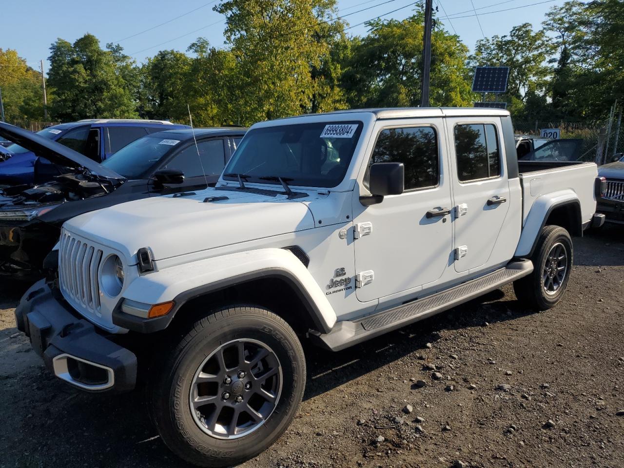 JEEP GLADIATOR 2020 white  gas 1C6HJTFG2LL106689 photo #1