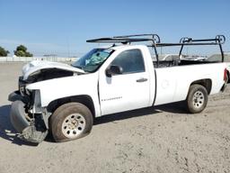 CHEVROLET SILVERADO 2008 white  gas 1GCEC14JX8Z270298 photo #2