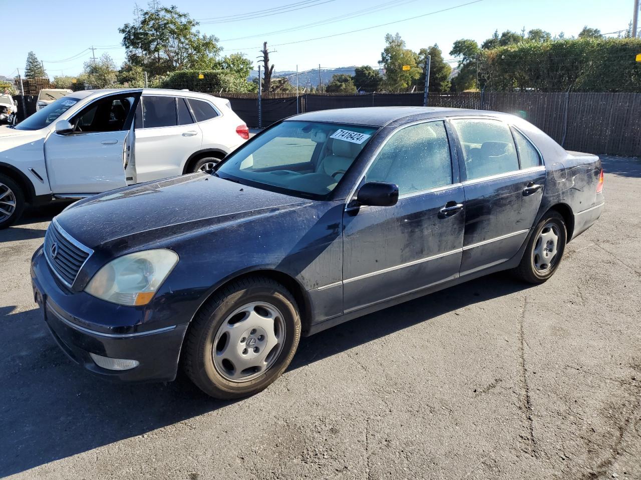 LEXUS LS 430 2001 blue  gas JTHBN30F410042252 photo #1