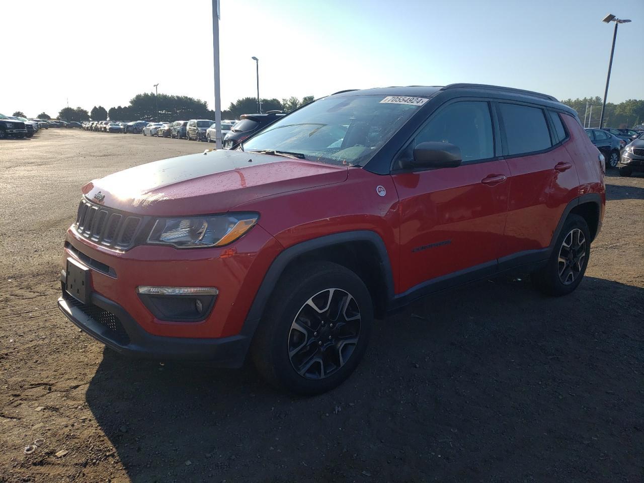 JEEP COMPASS TR 2019 red  gas 3C4NJDDB0KT825533 photo #1