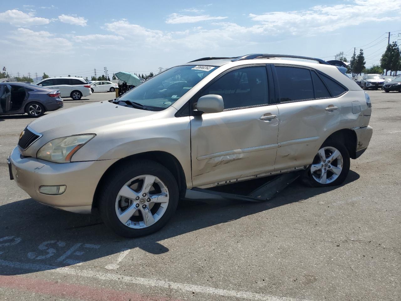 LEXUS RX 350 2007 silver  gas 2T2HK31U87C023005 photo #1