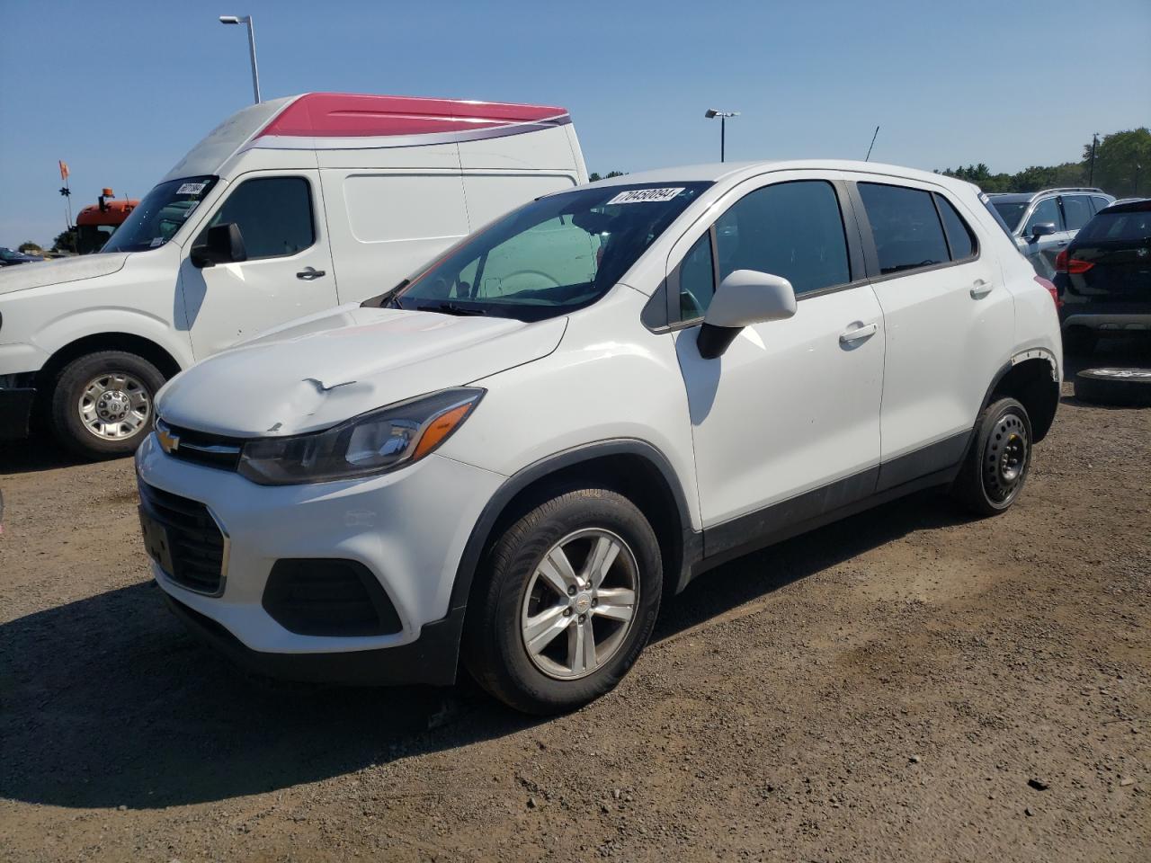 CHEVROLET TRAX LS 2018 white  gas KL7CJNSB1JB550591 photo #1