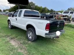 FORD F250 SUPER 2007 white 4dr ext diesel 1FTSX21P37EA65238 photo #4