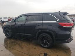 TOYOTA HIGHLANDER 2018 black  gas 5TDJZRFH8JS903023 photo #3