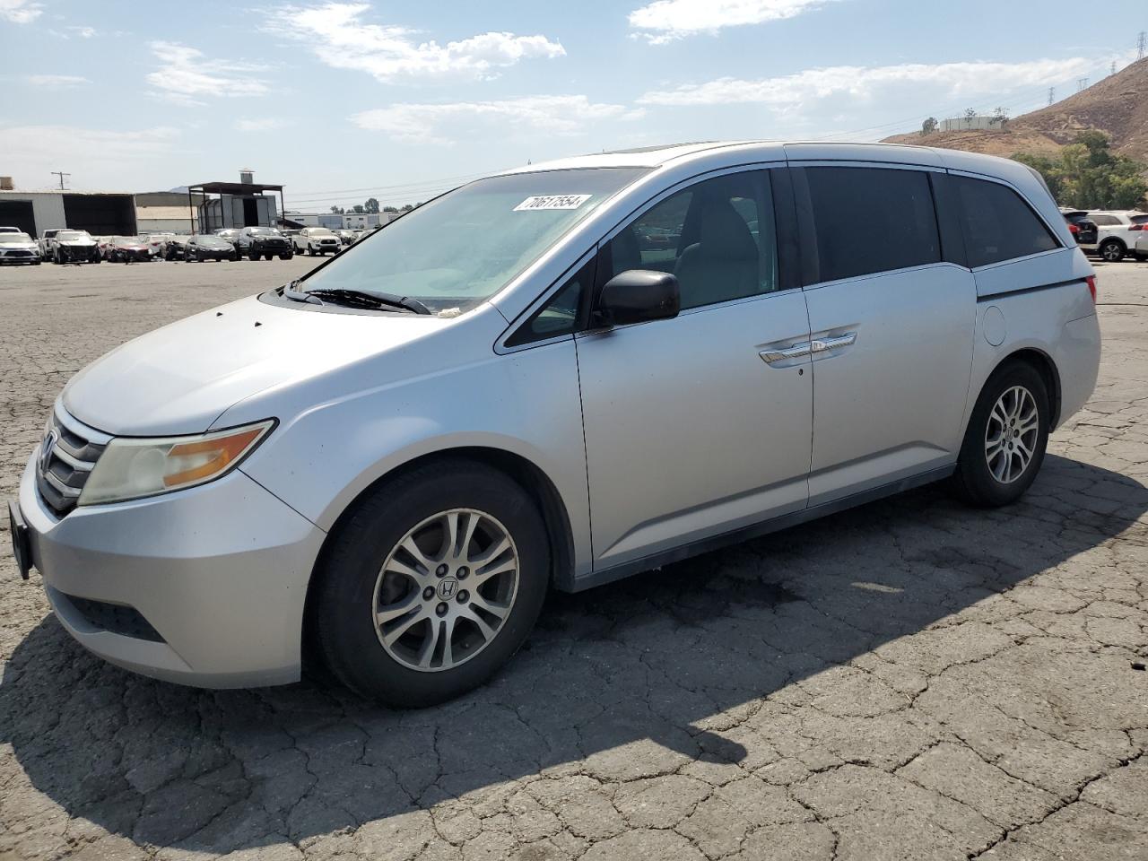 HONDA ODYSSEY EX 2012 silver  gas 5FNRL5H67CB027304 photo #1