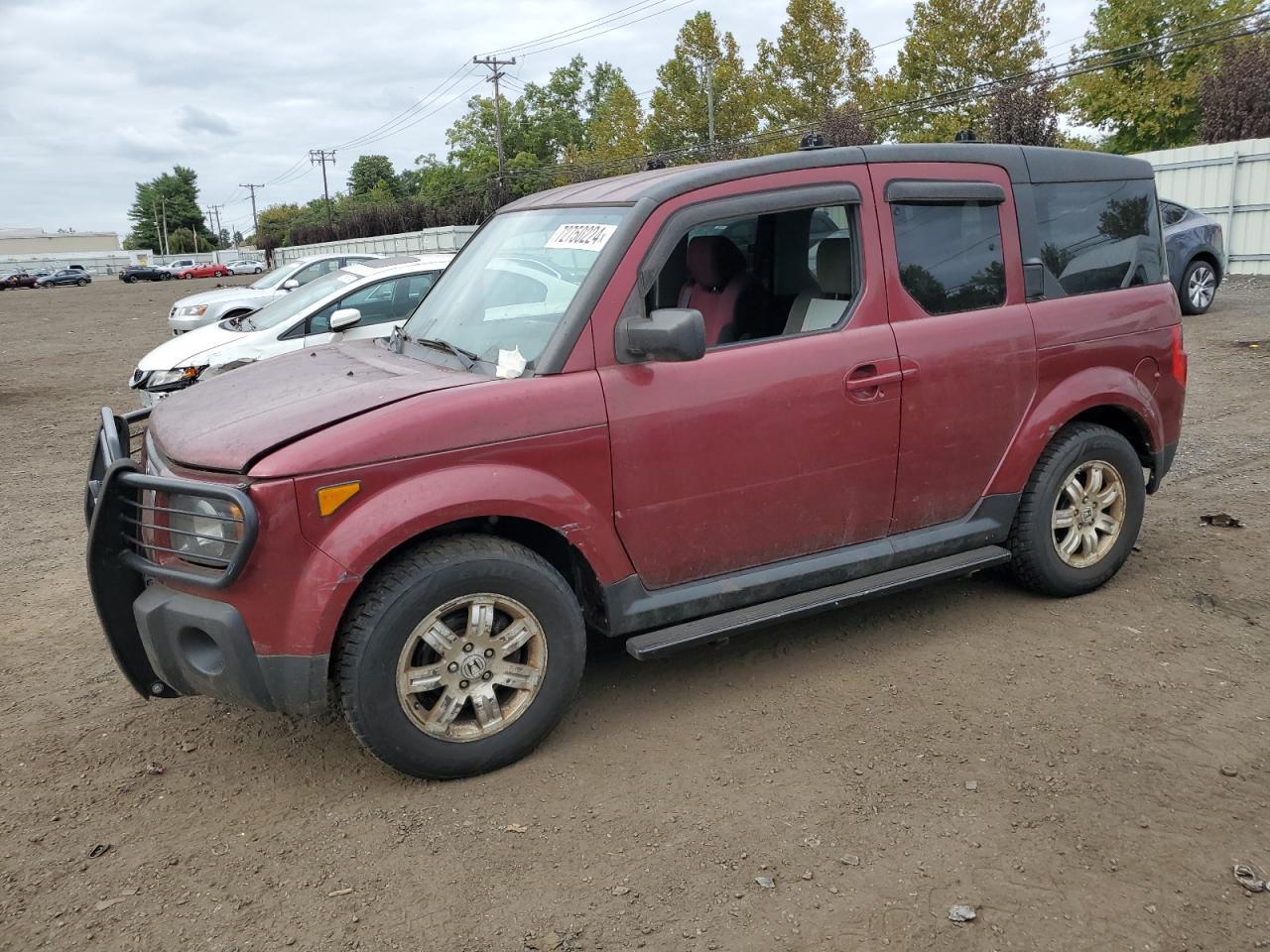 HONDA ELEMENT EX 2008 burgundy  gas 5J6YH28758L018863 photo #1