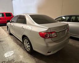 TOYOTA COROLLA BA 2012 silver sedan 4d gas 2T1BU4EE5CC886996 photo #4