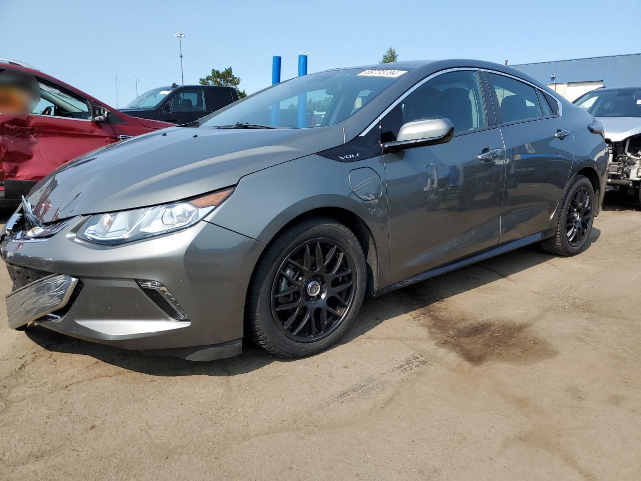 CHEVROLET VOLT LT 2017 gray  hybrid engine 1G1RA6S52HU116880 photo #1