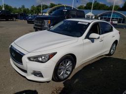 INFINITI Q50 PREMIU 2016 white sedan 4d gas JN1EV7AR0GM346651 photo #2