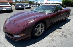 CHEVROLET CORVETTE 2003 burgundy converti gas 1G1YY32G735122037 photo #3