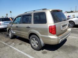 HONDA PILOT EX 2004 tan  gas 2HKYF18494H605528 photo #3