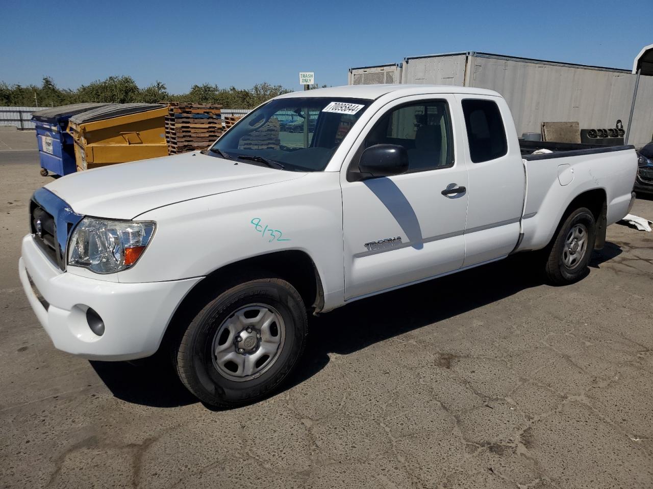 TOYOTA TACOMA ACC 2007 white  gas 5TETX22NX7Z344281 photo #1