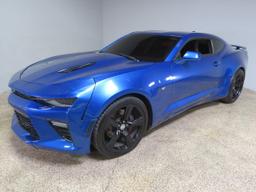 CHEVROLET CAMARO SS 2017 blue coupe gas 1G1FE1R73H0108084 photo #3