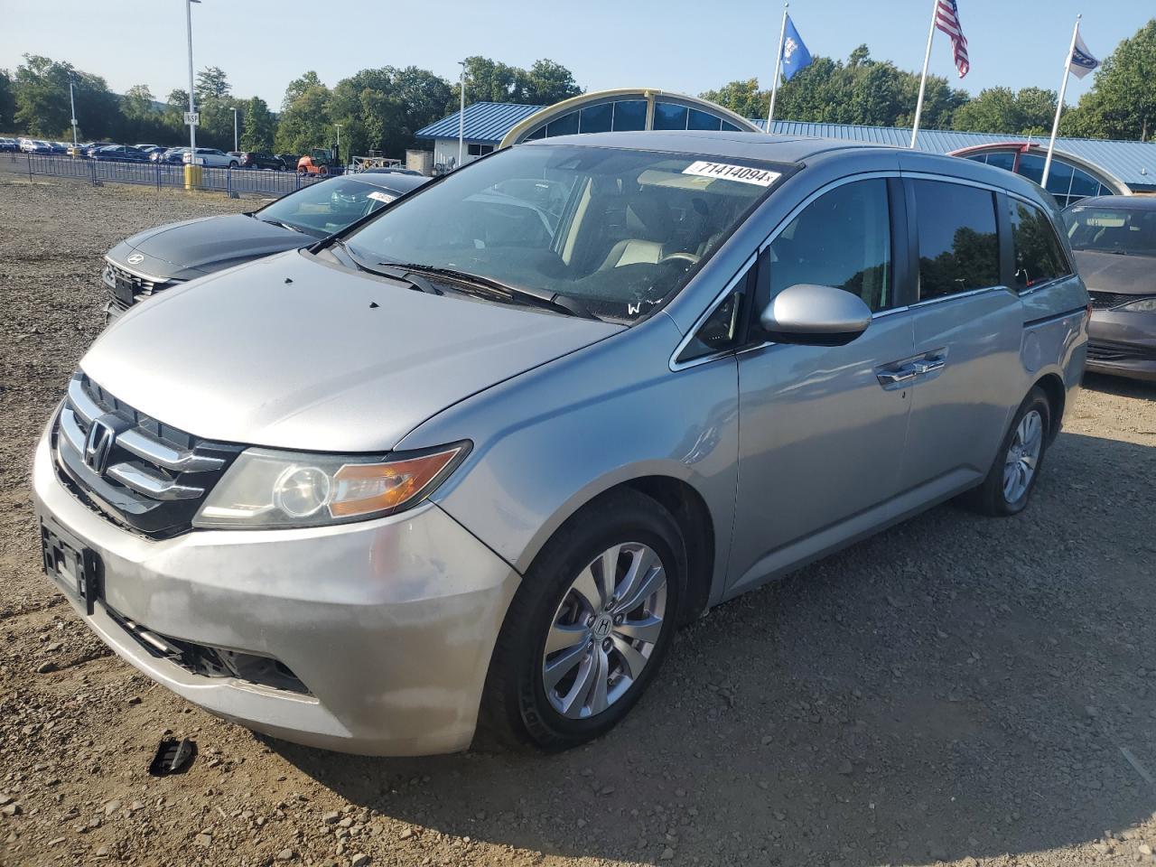 HONDA ODYSSEY EX 2016 silver sports v gas 5FNRL5H67GB013800 photo #1