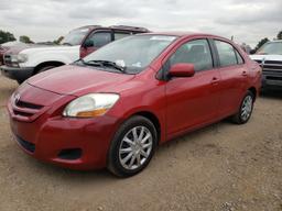 TOYOTA YARIS 2007 maroon  gas JTDBT923771076248 photo #2