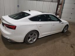 AUDI A5 PREMIUM 2021 white  gas WAUDACF57MA059336 photo #4