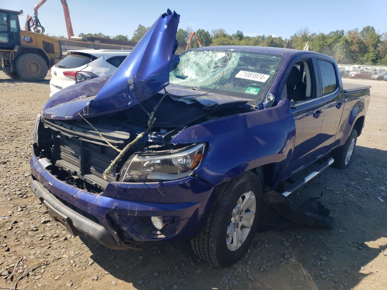 CHEVROLET COLORADO L 2016 blue  gas 1GCGTCE30G1379242 photo #1