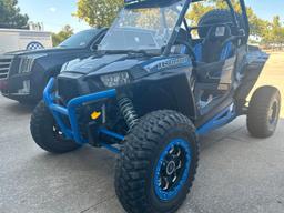 POLARIS RZR XP 100 2015 blue all terr gas 4XAVDK994FB950874 photo #3