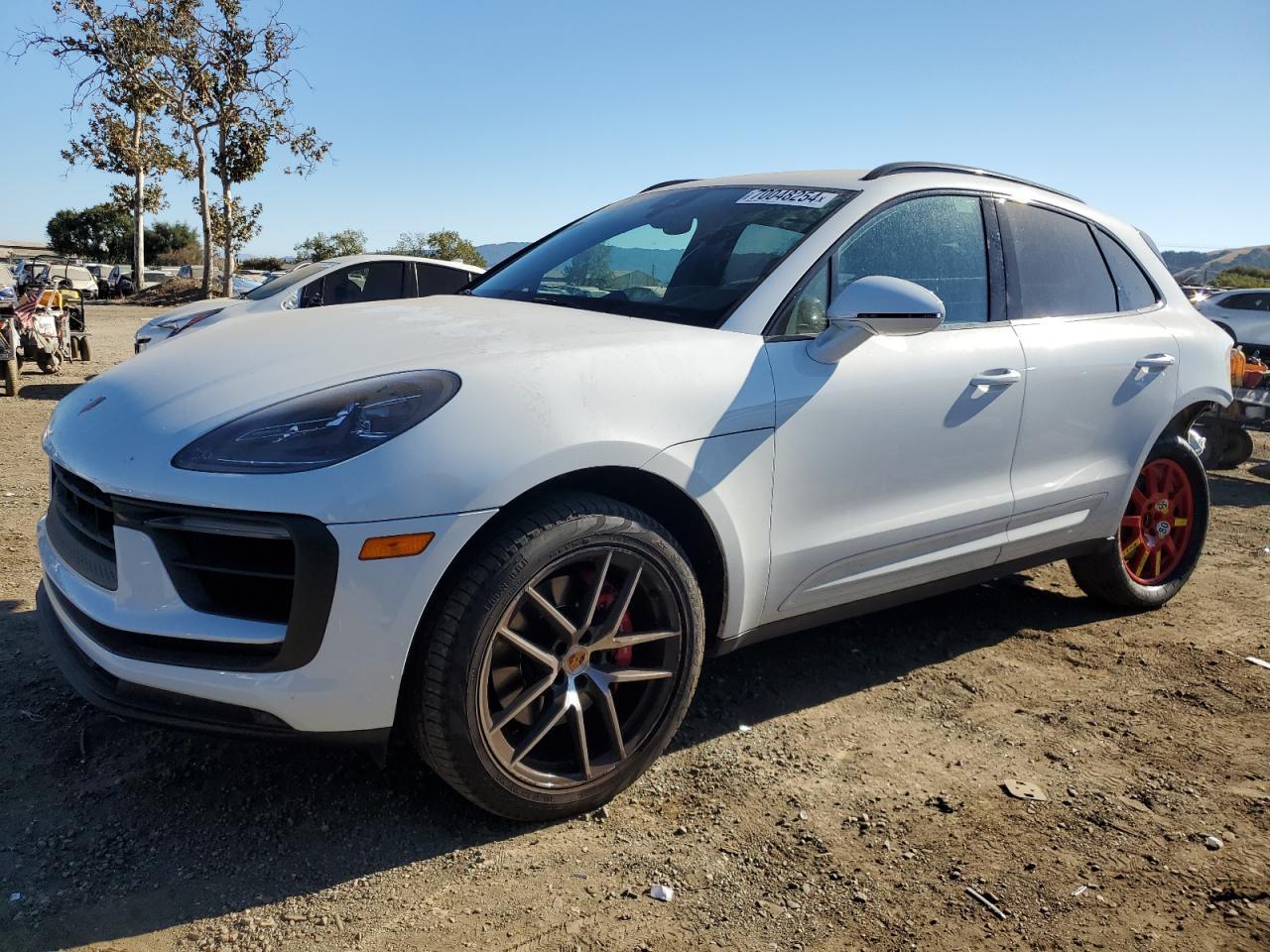 PORSCHE MACAN S 2022 white  gas WP1AG2A59NLB24438 photo #1