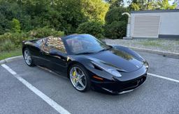 FERRARI 458 SPIDER 2015 black converti gas ZFF68NHA2F0205777 photo #2