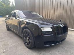 ROLLS-ROYCE GHOST 2011 black sedan 4d gas SCA664S54BUX49721 photo #2