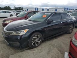 HONDA ACCORD LX 2016 black  gas 1HGCR2F32GA143053 photo #2