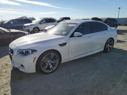 BMW M5 2014 white sedan 4d gas WBSFV9C57ED097617 photo #2