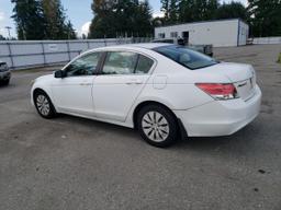 HONDA ACCORD LX 2009 white  gas 1HGCP26399A195658 photo #3