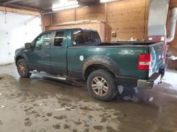 FORD F150 2007 green 4dr ext flexible fuel 1FTPX14V77FA82600 photo #3