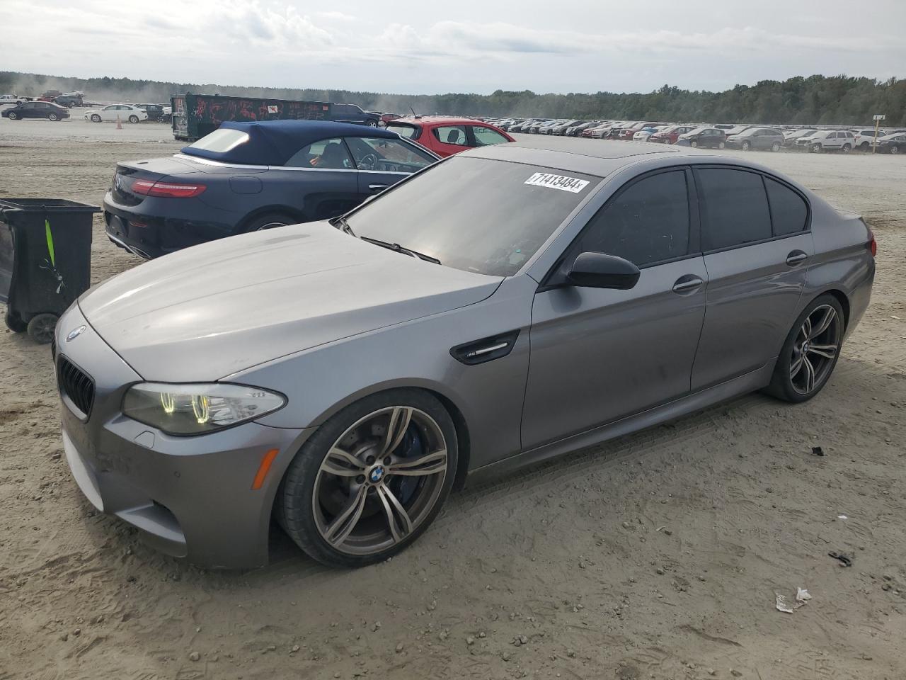 BMW M5 2013 gray sedan 4d gas WBSFV9C52DC773265 photo #1