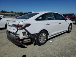 HYUNDAI SONATA HYB 2017 white  hybrid engine KMHE24L14HA053717 photo #4